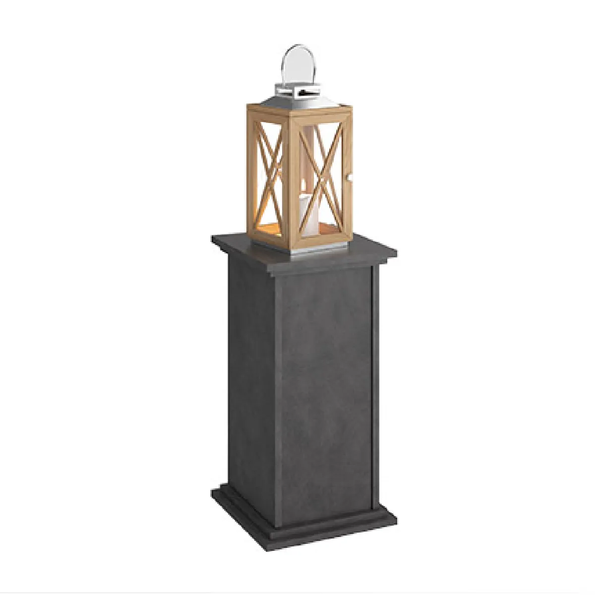 Fmd - Table D'Appoint Avec Porte 57,4 Cm Matera