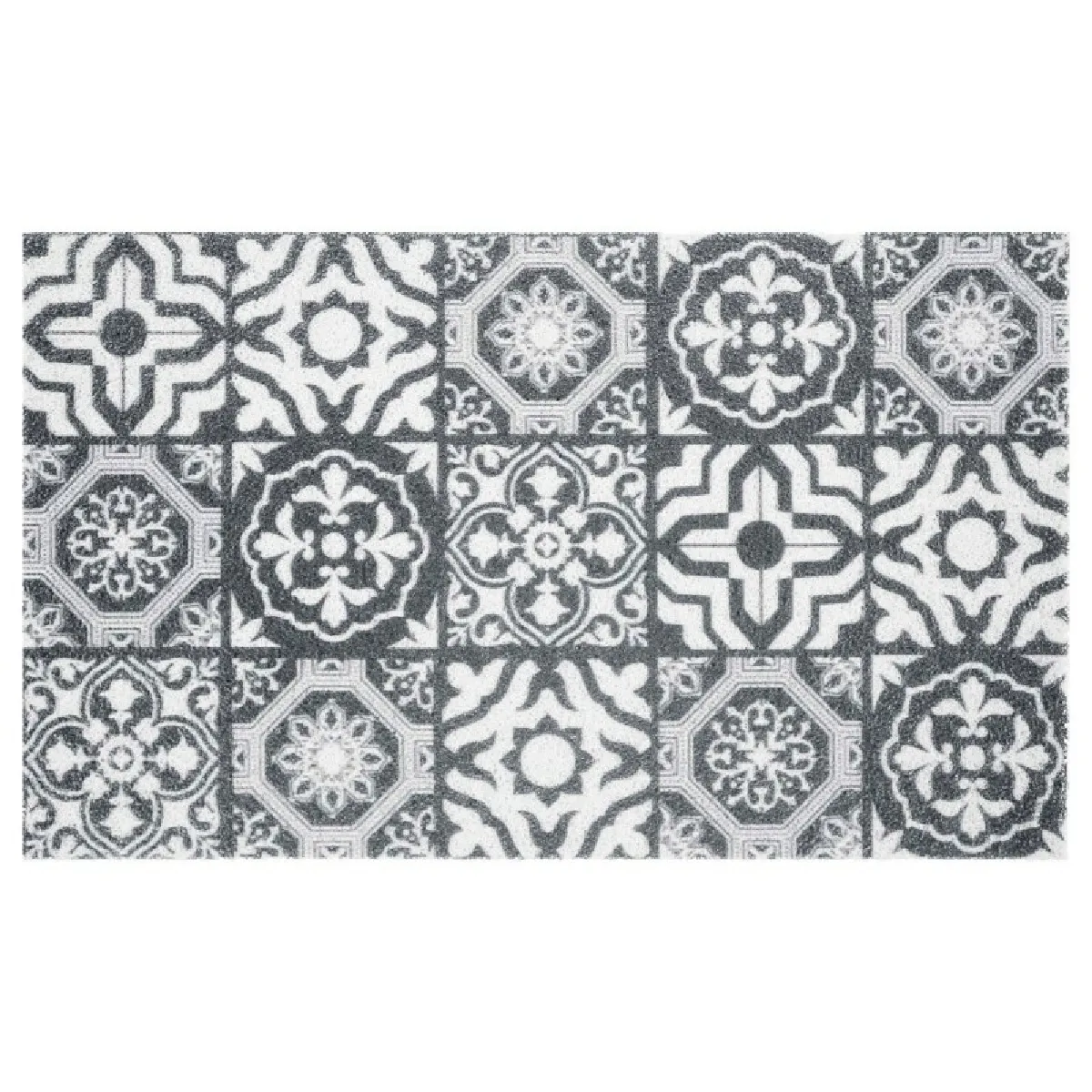 Tapis d'Entrée "Lisbonne" 45x75cm Gris