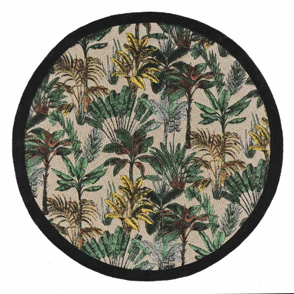 Tapis Déco À Pompons "balinesia" 120cm Naturel