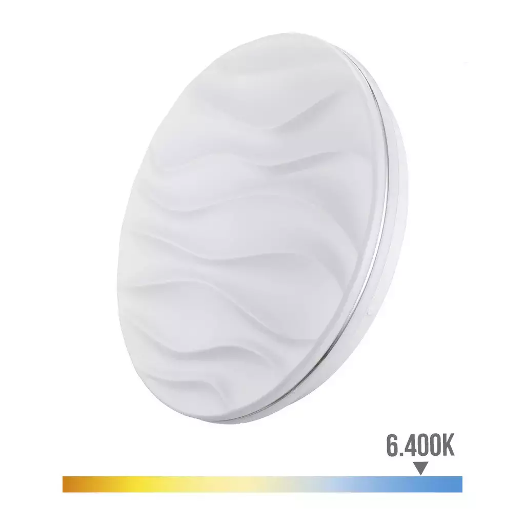 Appliquer surface LED 18W 1260 lumen 6400K modèle DESERT - Blanc - Adulte