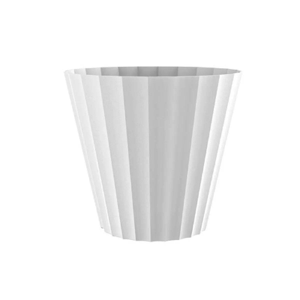 Plastiken Pot Doric Maceta - Ø26 X 23 Cm - Blanc