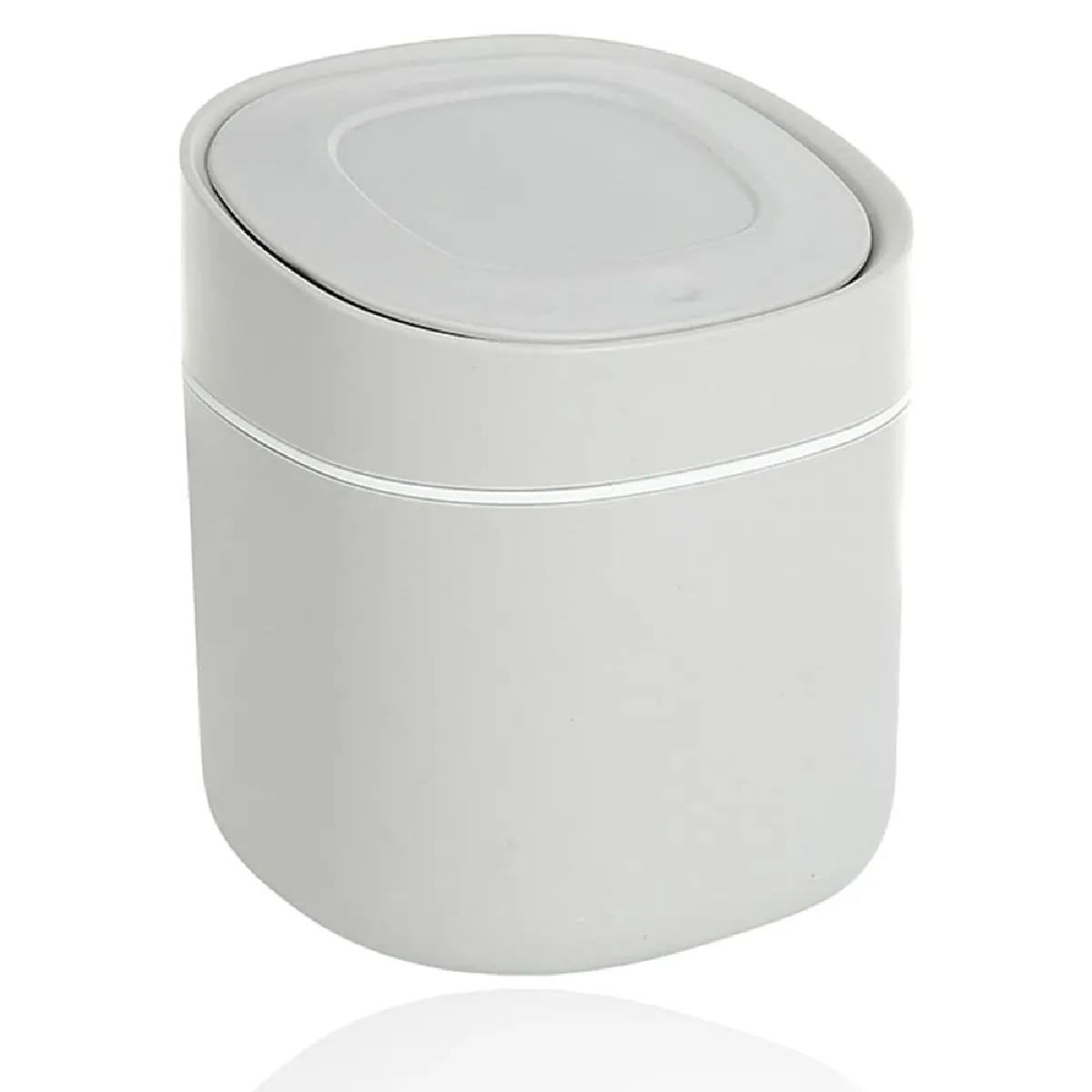 Poubelle De Table De 0,5l Avec Couvercle Blanc