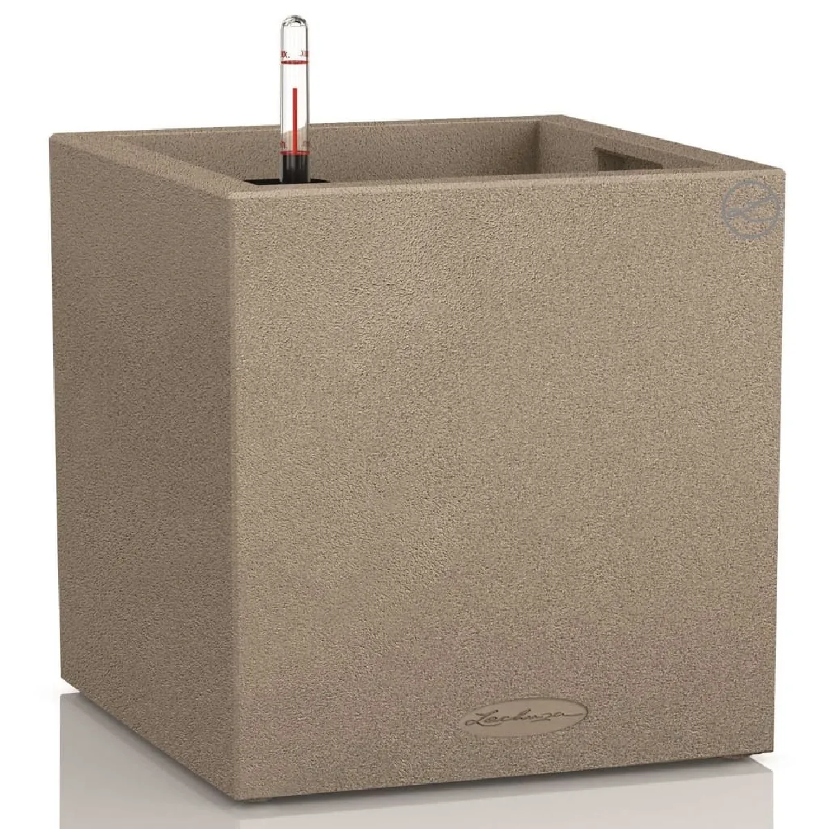 LECHUZA Jardiniere Canto Color Square 40 ALL-IN-ONE Beige 13721