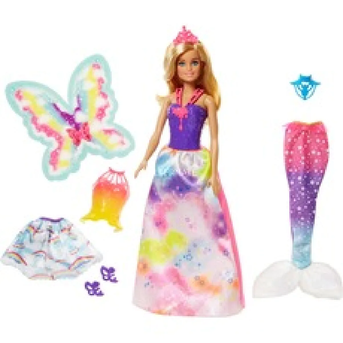 Poupée mannequin 3 tenues BARBIE