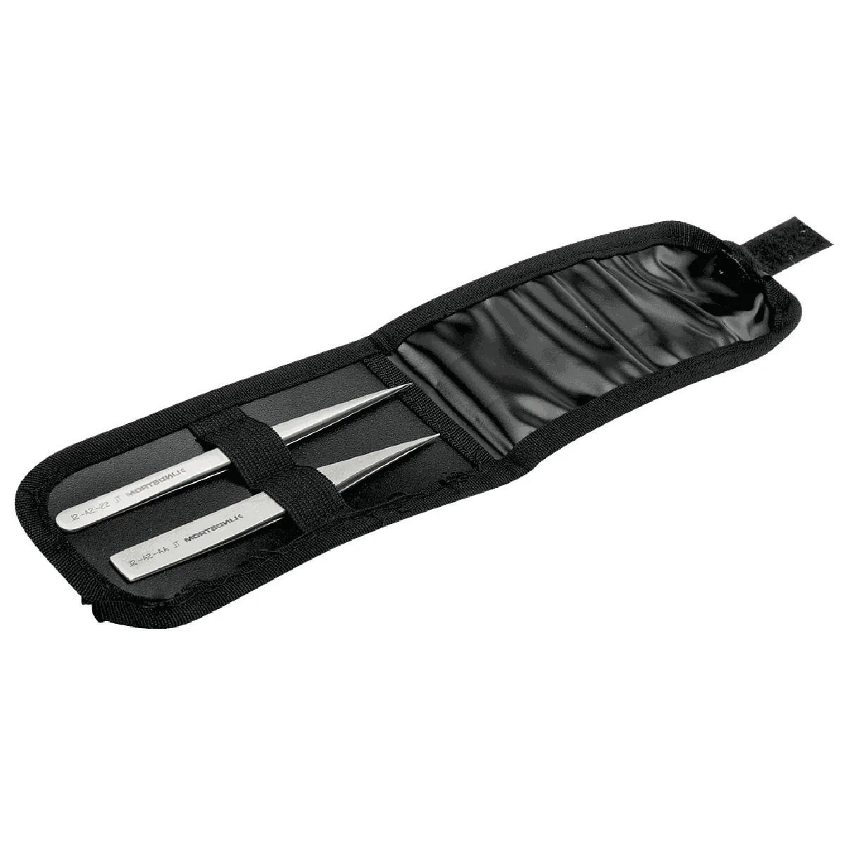 Jeu de pinces brucelles Bahco 9858, 2 pièces, pointes fines, inox 130 mm