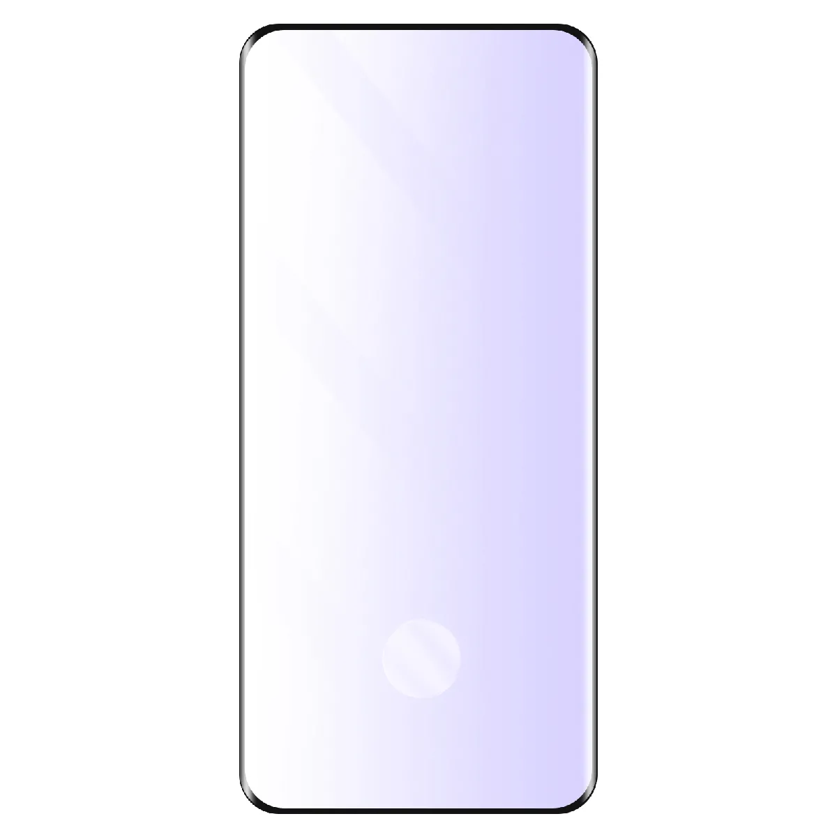 Vitre Pour Samsung Galaxy S20 Anti-lumière Bleue Bords Biseautés Noir