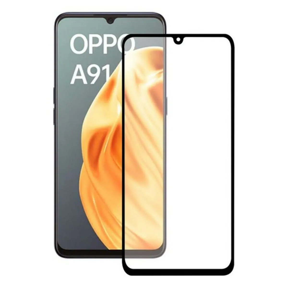 Écran De Protection En Verre Trempé Oppo A91 Ksix Full Glue 2.5d