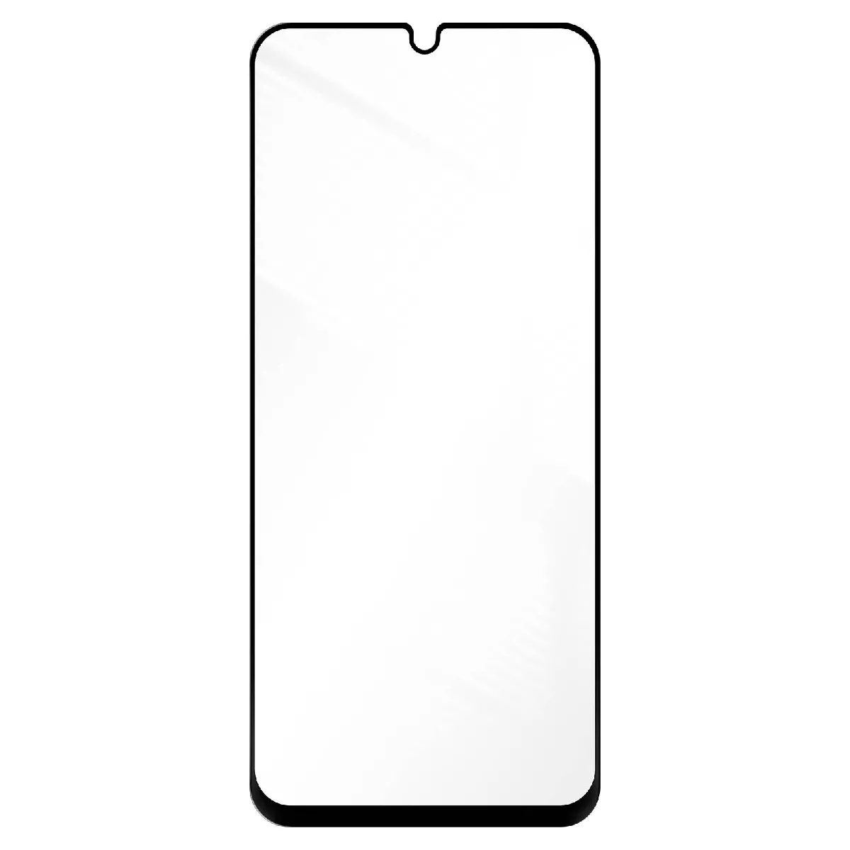 Verre Trempé Pour Samsung Galaxy A05s Adhésion Totale Noir Transparent