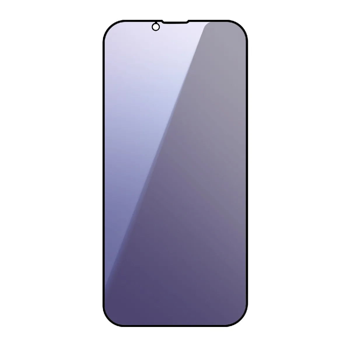Protège Écran Pour Iphone 13 Et 14 Anti-lumière Bleue Noir