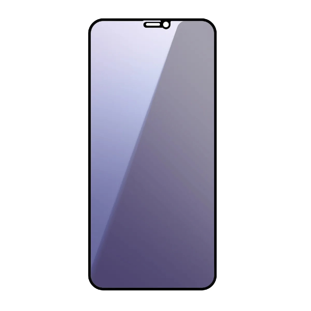 Protège Écran Pour Iphone 11 Pro Verre Trempé Anti-lumière Bleue Noir