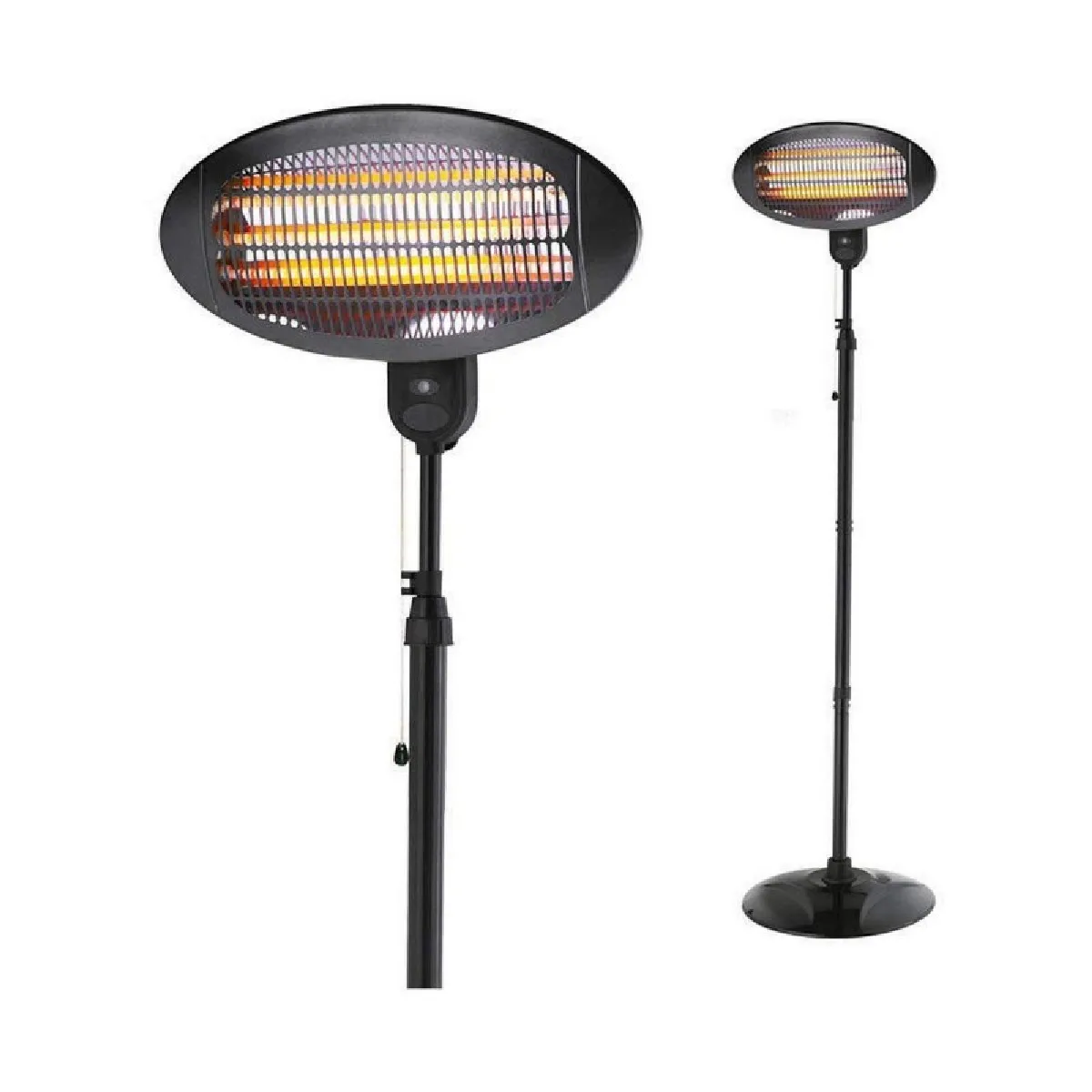Chauffage D'extérieur Edm Avec Pied - 2000w - 07091