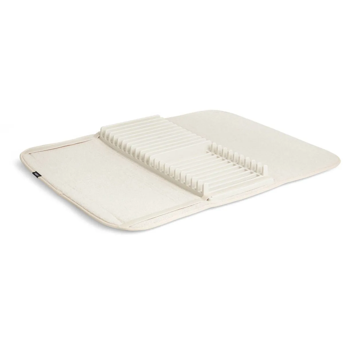 Tapis de séchage vaisselle pliable Udry Crème