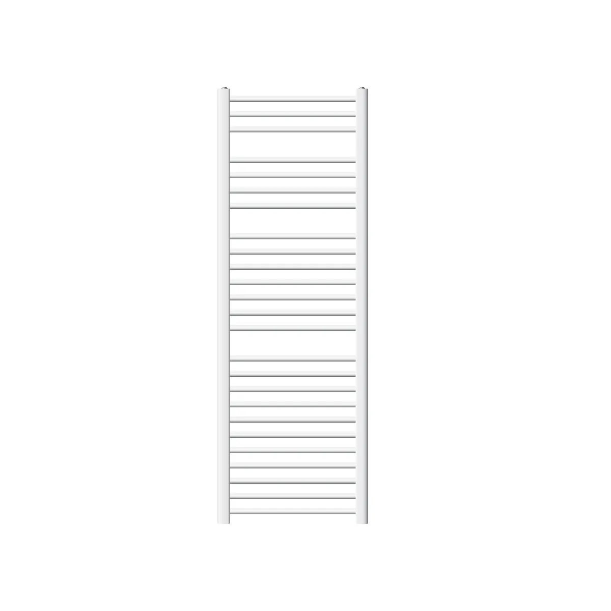 Radiateur de Salle de Bain Design Sahara, 500x1500 mm, Blanc, Forme Courbé