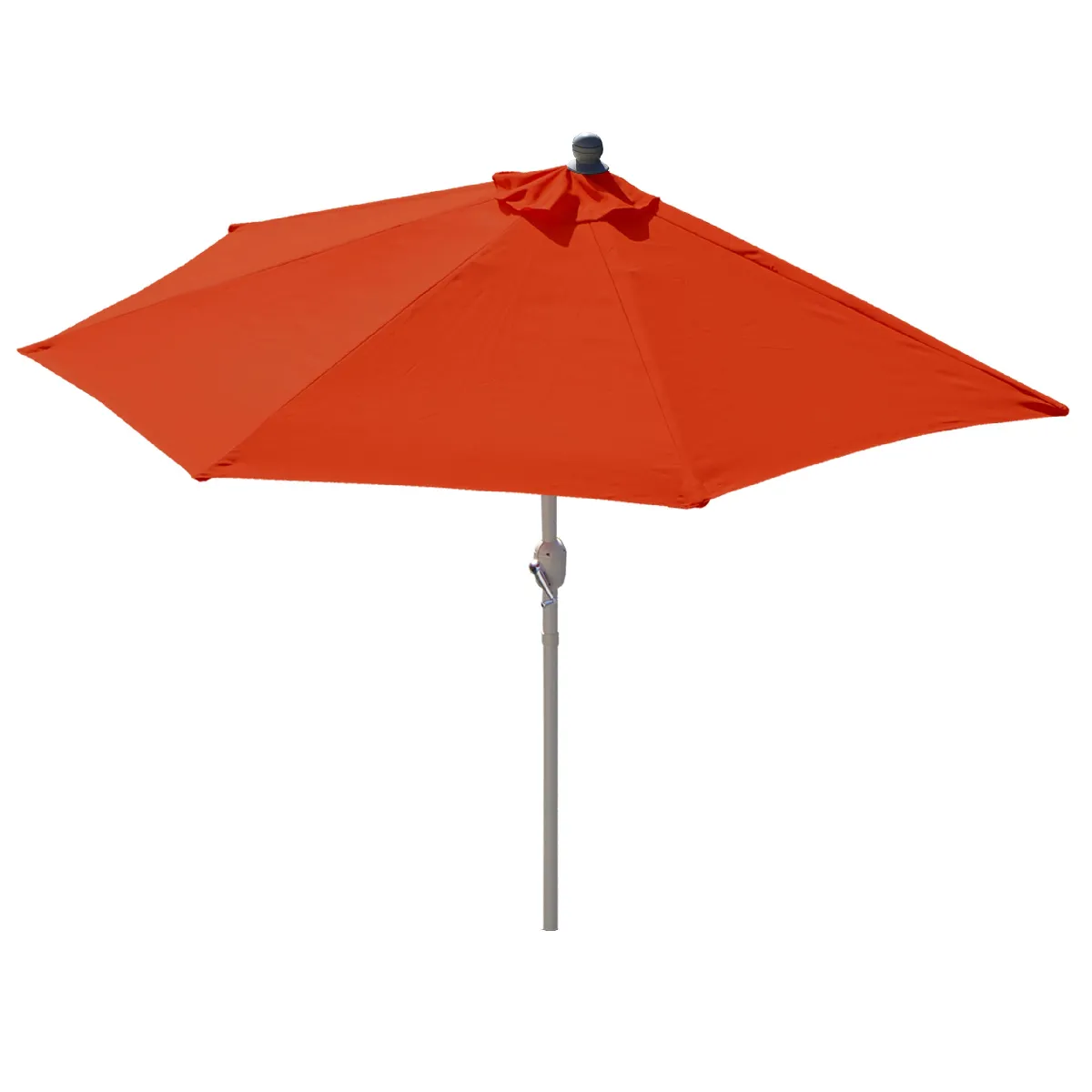 Décoshop26 04_0003902 Parasol De Terrasse Parasol De Balcon Triangle Terre Cuite