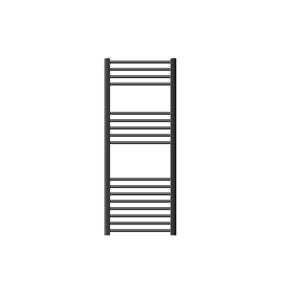 Radiateur de Salle de Bain Design Sahara, 500x1200 mm, Anthracite, Forme Courbé