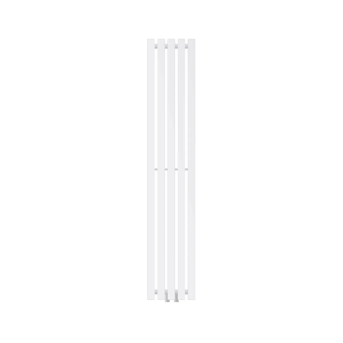 Radiateur à Panneaux Design Stella, 1400 x 260 mm, Blanc, avec Connexion Central, Plat, Vertical, Monocouche