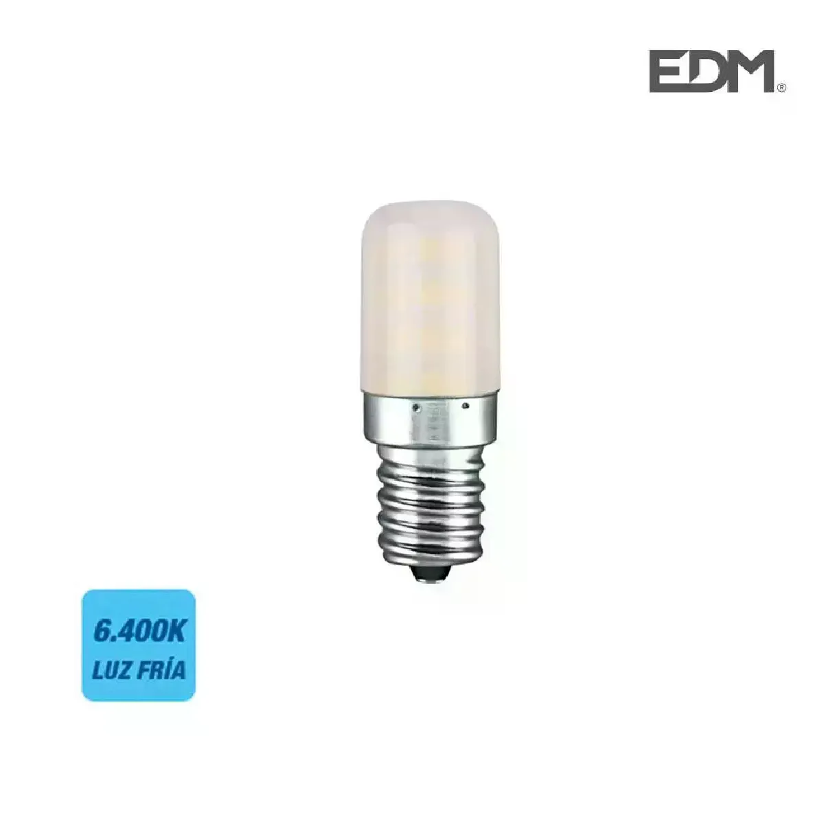 Ampoule LED Tubulaire E14 - 3W - 250lm - 6400K - Lumière Froide - 1.8x5.2cm