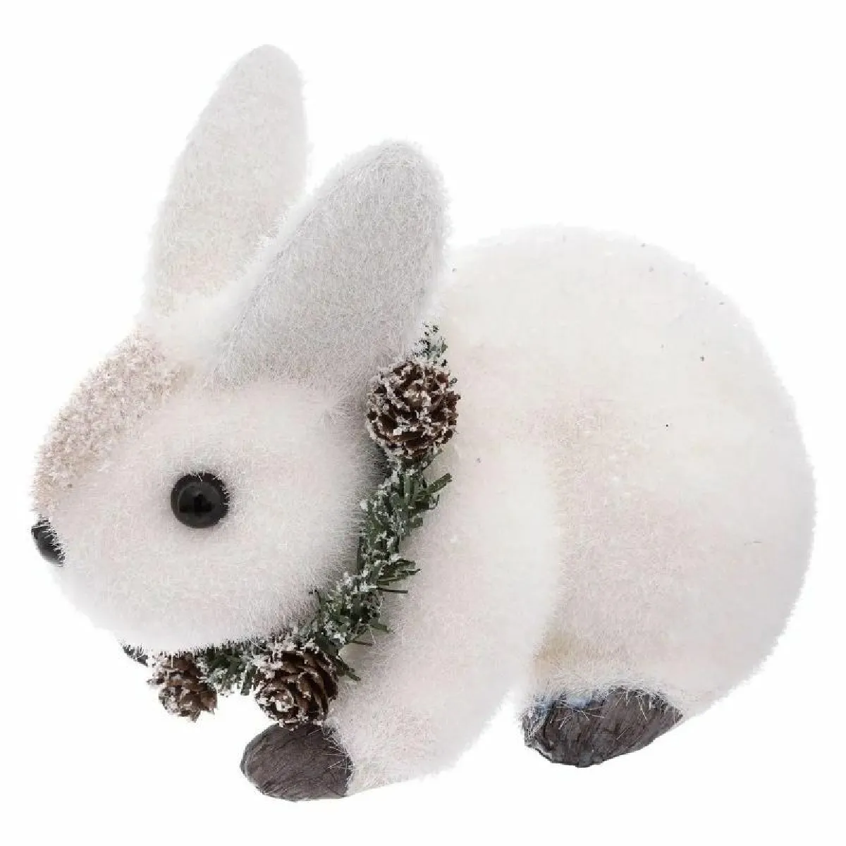 Polyfoam Lapin Couronne Branche 14cm - Feeric Lights & Christmas