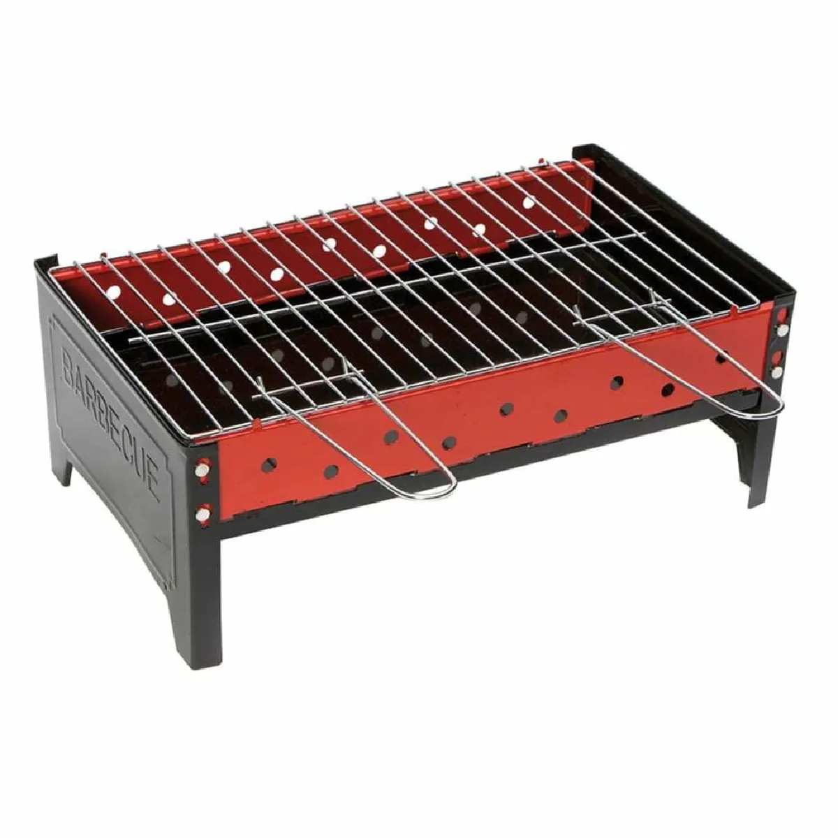 Barbecue Au Charbon 44 X 25 X 16 Cm Acier Inoxydable Bo-camp