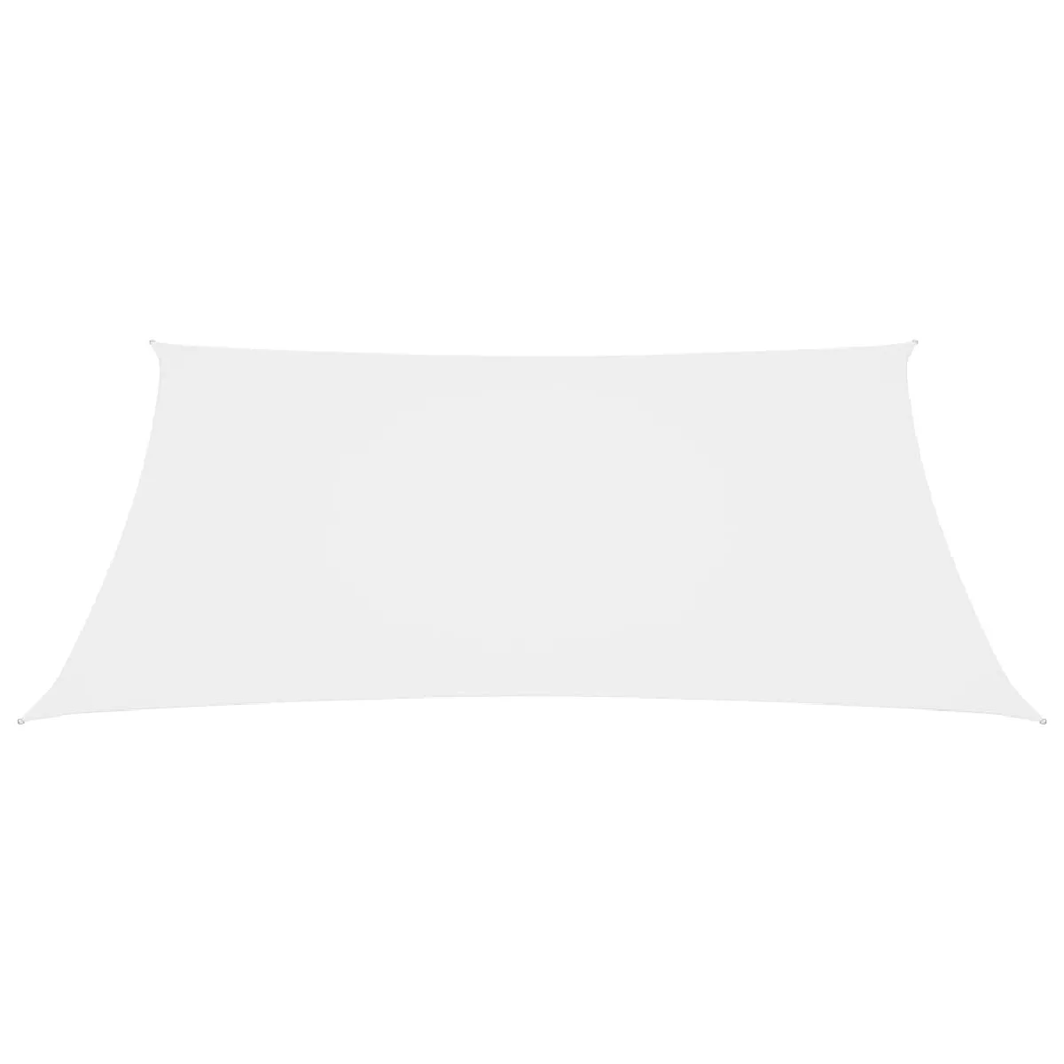 Voile Toile D'ombrage Parasol Tissu Oxford Rectangulaire 2,5 X 3,5 M Blanc 02_0009556