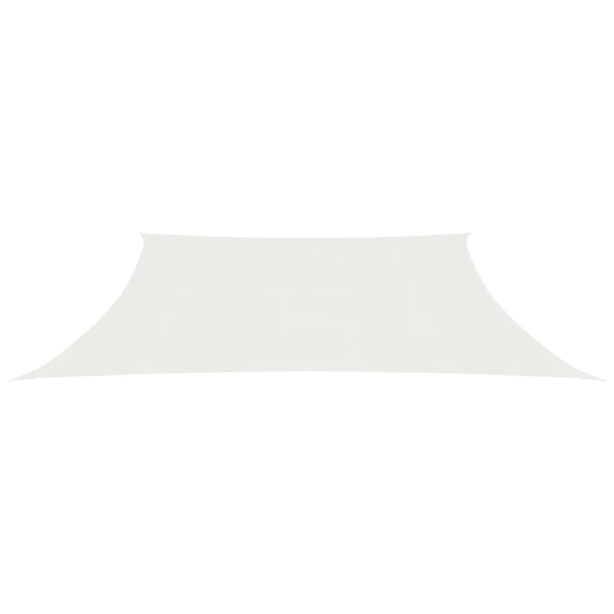 Voile Toile D'ombrage Parasol 160 G/m² Blanc 3/4 X 3 M Pehd 02_0009013