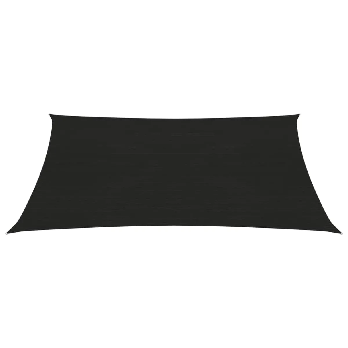 Voile Toile D'ombrage Parasol 160 G/m² 3 X 4 M Pehd Noir 02_0009203