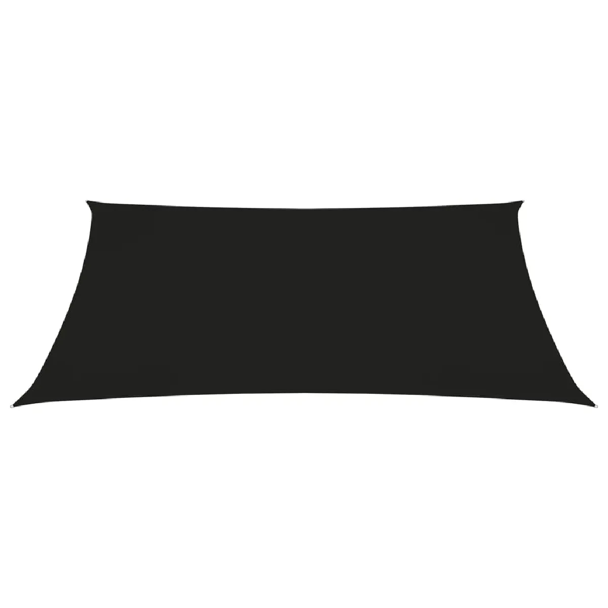 Voile Toile D'ombrage Parasol Tissu Oxford Rectangulaire 3 X 4,5 M Noir 02_0009674