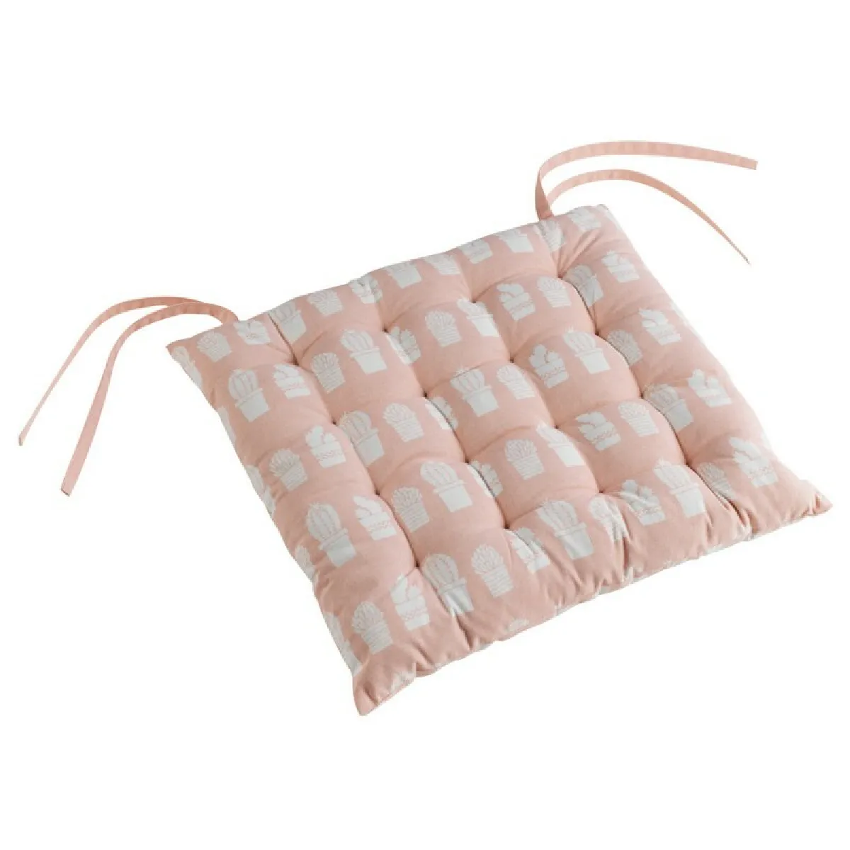 Galette De Chaise "carlota" 40x40cm Rose