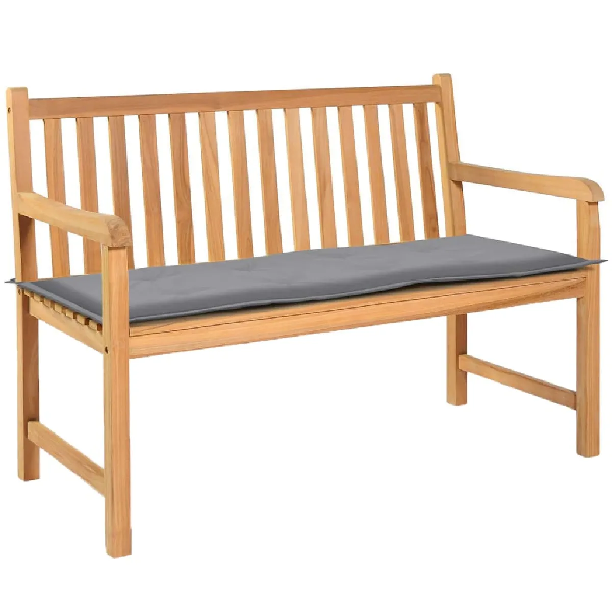 Coussin De Banc De Jardin Gris 120 X 50 X 3 Cm Dec021555