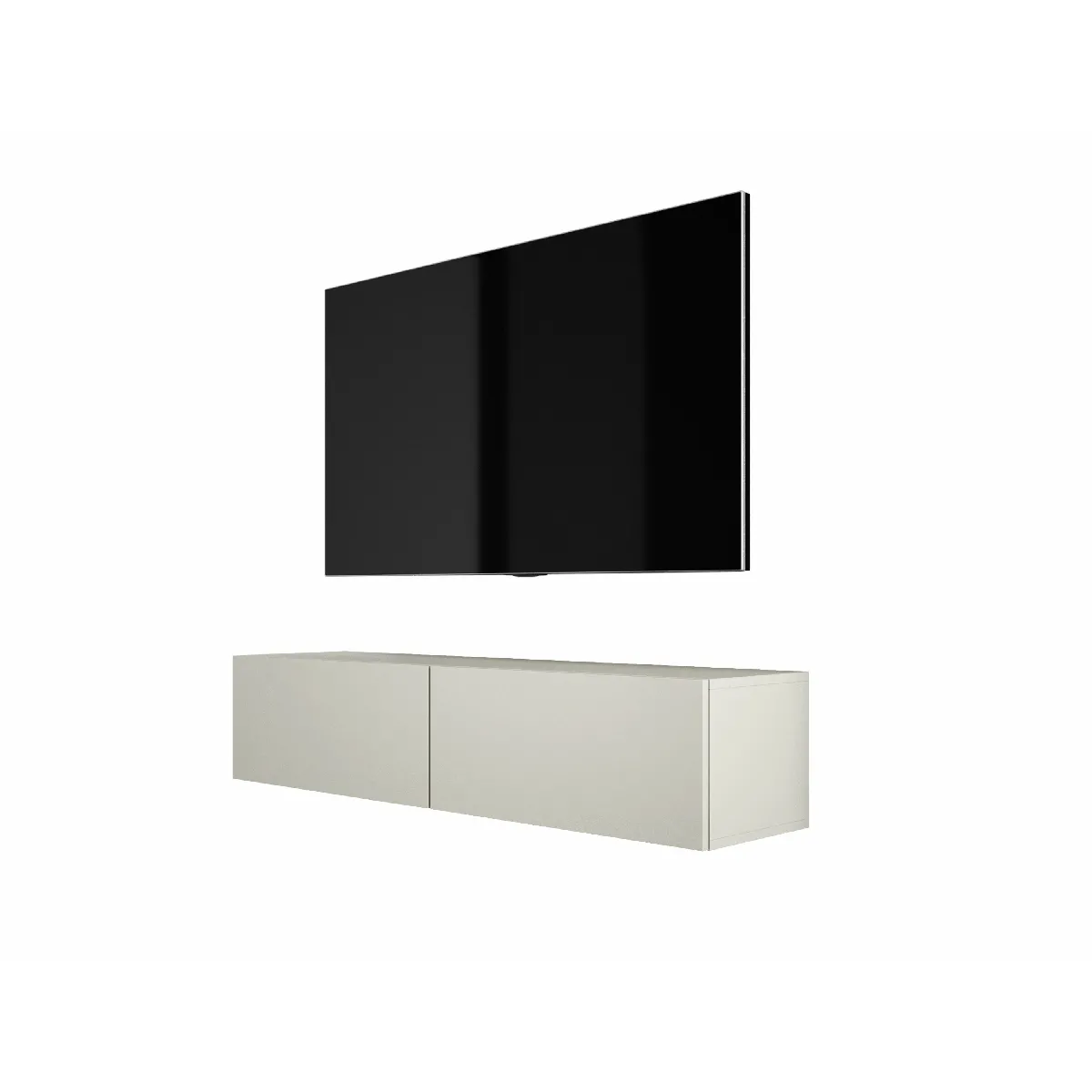 Meuble TV Suspendu, 140 X 34 X 32 Cm, Cachemire