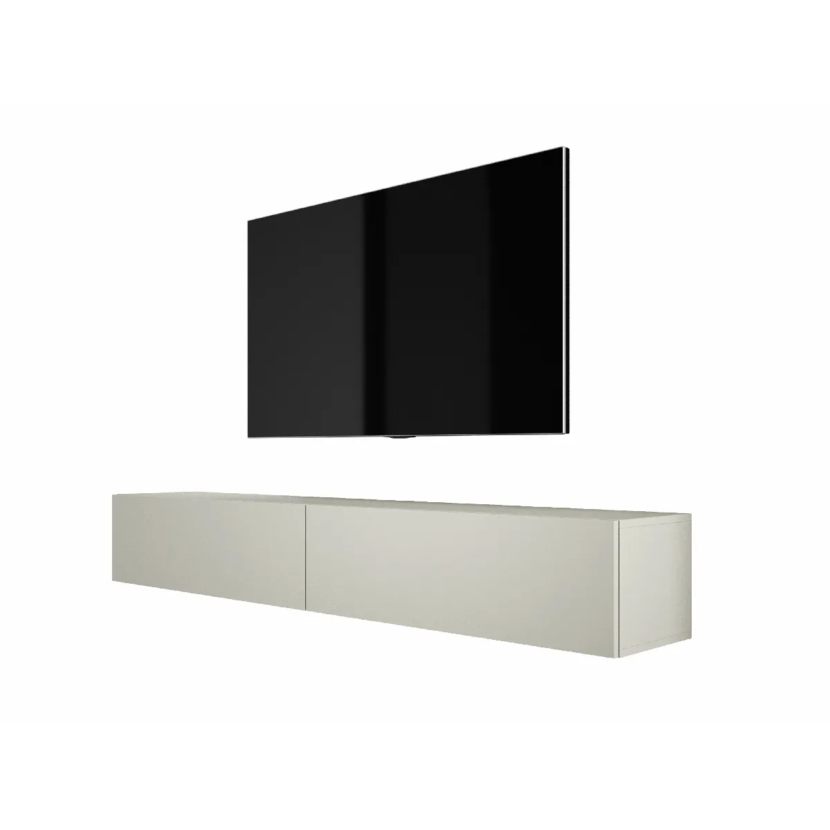 Meuble TV Suspendu, (2 X 100) X 34 X 32 Cm, Cachemire