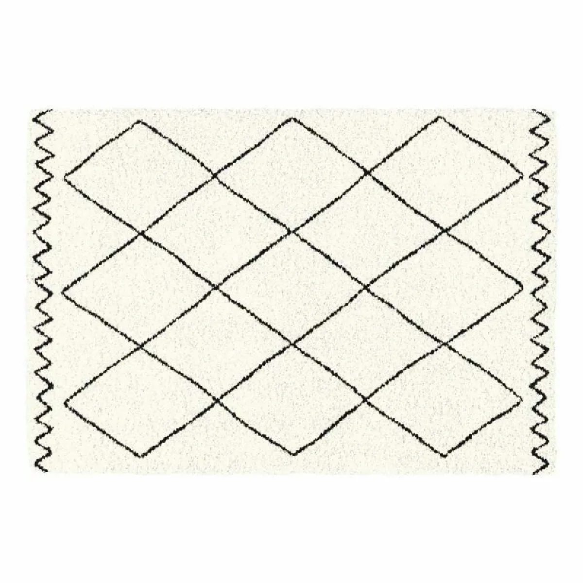 Tapis Déco Imprimé "saoura" 60x110cm Beige