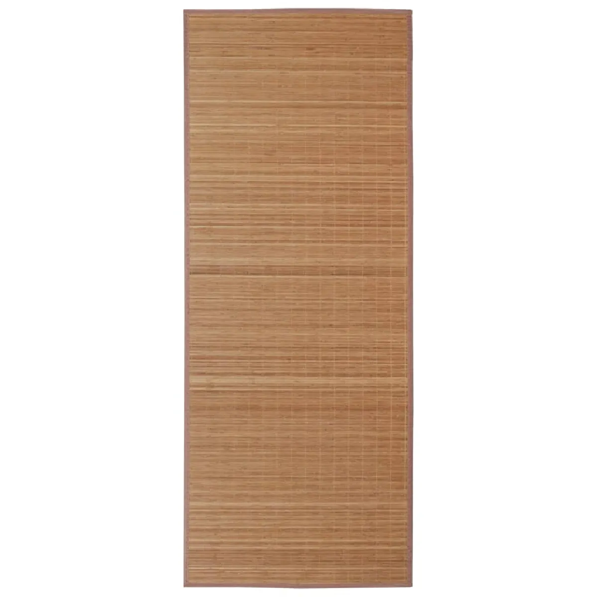 Tapis Rectangulaire Marron Bambou 150 X 200 Cm Dec023834