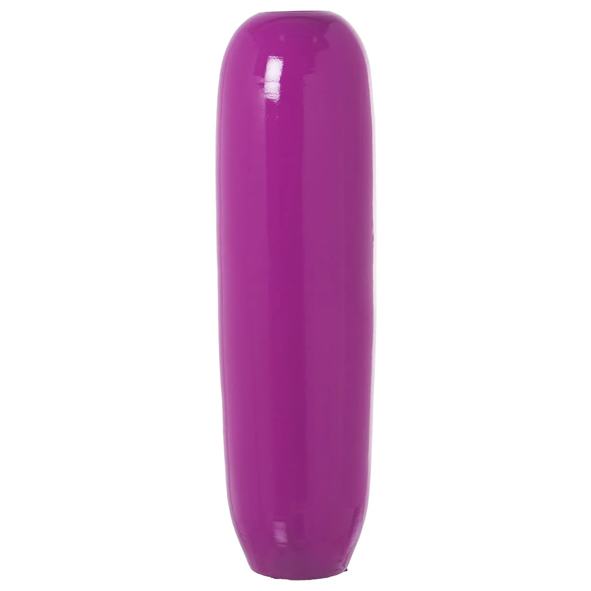 Vase De Sol Alexandra House Living Violet Céramique Brillant 22 X 21 X 77 Cm