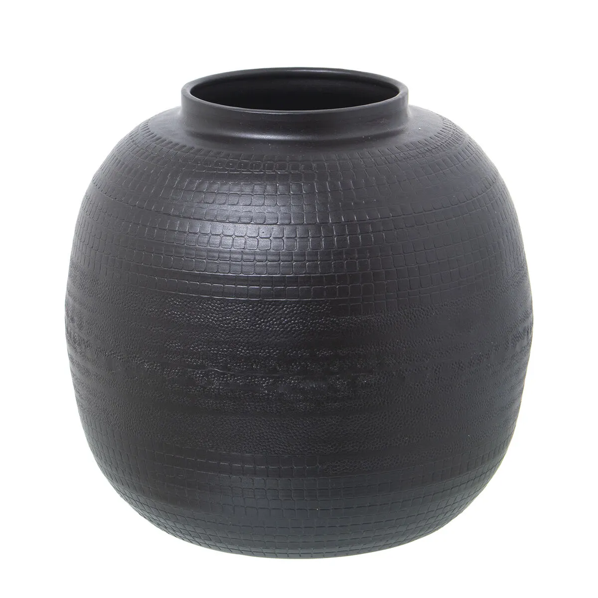 Vase Alexandra House Living Noir Métal 23 X 23 X 23 Cm