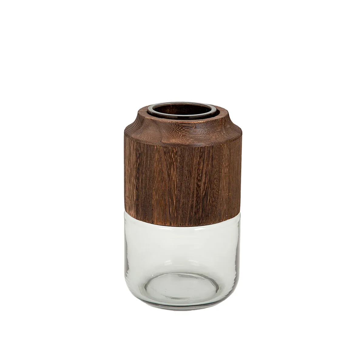 Vase Alexandra House Living Naturel Bois Verre 14 X 23 X 14 Cm
