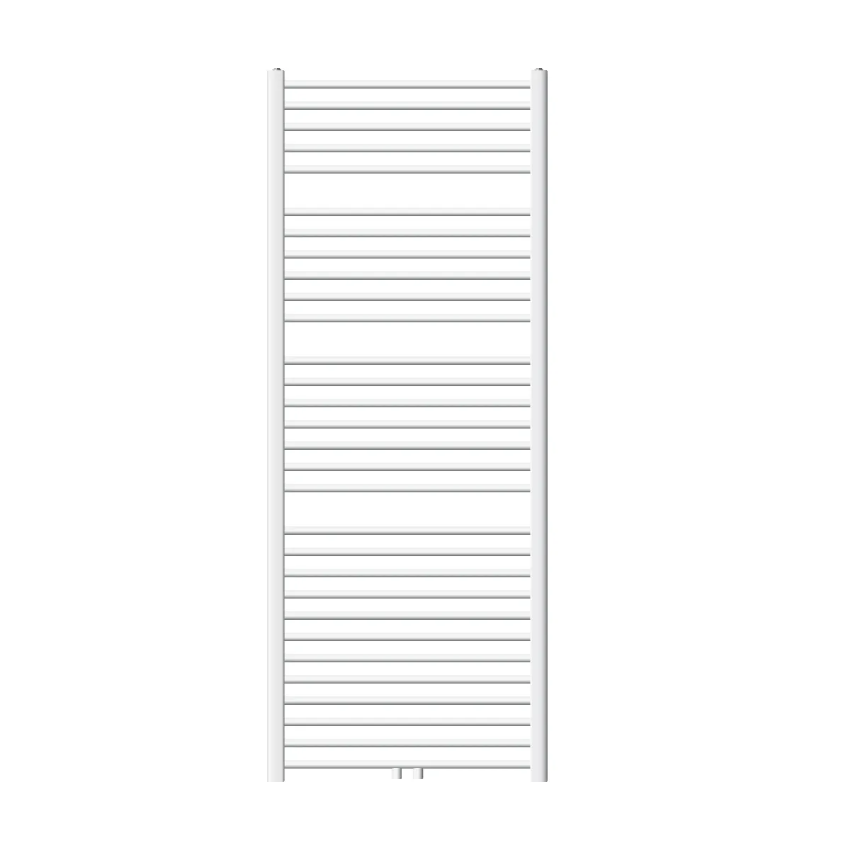Radiateur de Salle de Bain Design Sahara, 750 x 1800 mm, Blanc, Forme Droit