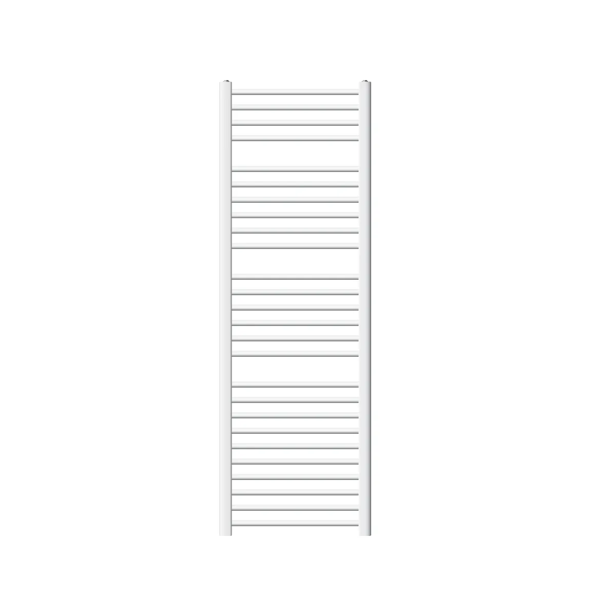 Radiateur de Salle de Bain, 500 x 1600 mm, en Acier, Blanc, Forme Droite