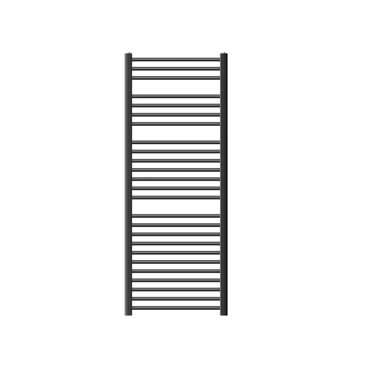 Radiateur de Salle de Bain Design Sahara, 600x1500 mm, Anthracite, Forme Courbé