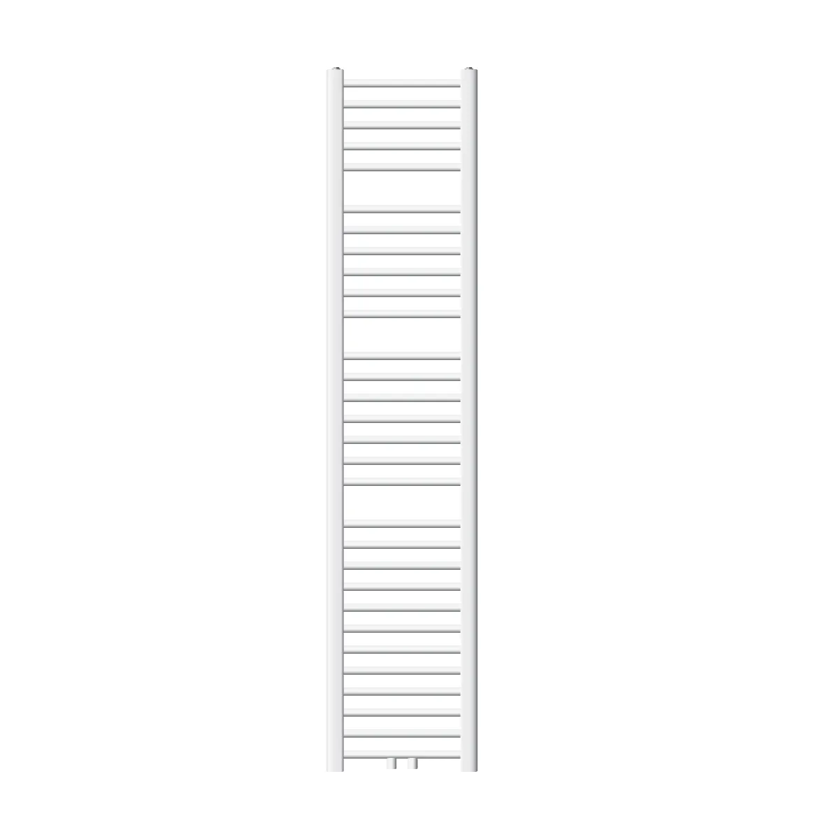 Radiateur de Salle de Bain Design Sahara, 300 x 1800 mm, Blanc, Forme Droit
