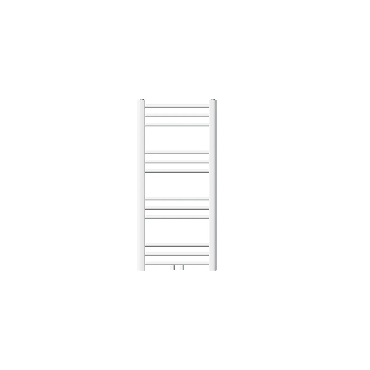 Radiateur de Salle de Bain Design Sahara, 400 x 800 mm, Blanc, Forme Droit