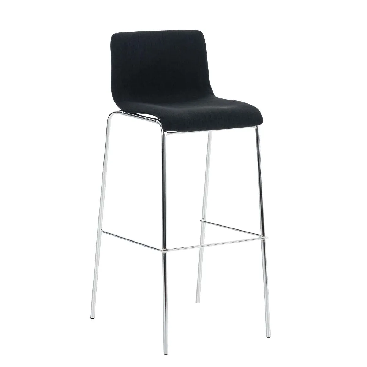 Tabouret De Bar Classique X1 Avec Repose-pieds Et Quatre Pieds Stable En Métal Assise 10_0004951
