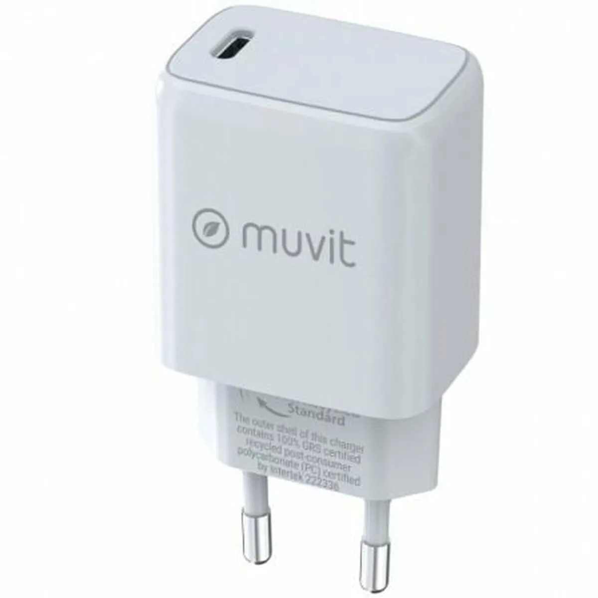 Chargeur Mural Muvit Mcacc0014 30 W Blanc