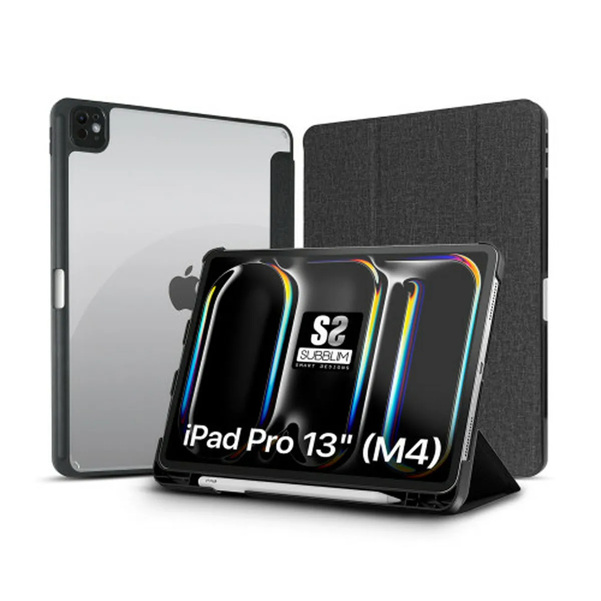 Housse Pour Tablette Subblim Housse Pour Ipad Pro 12,9" 12.9 Noir Tpu