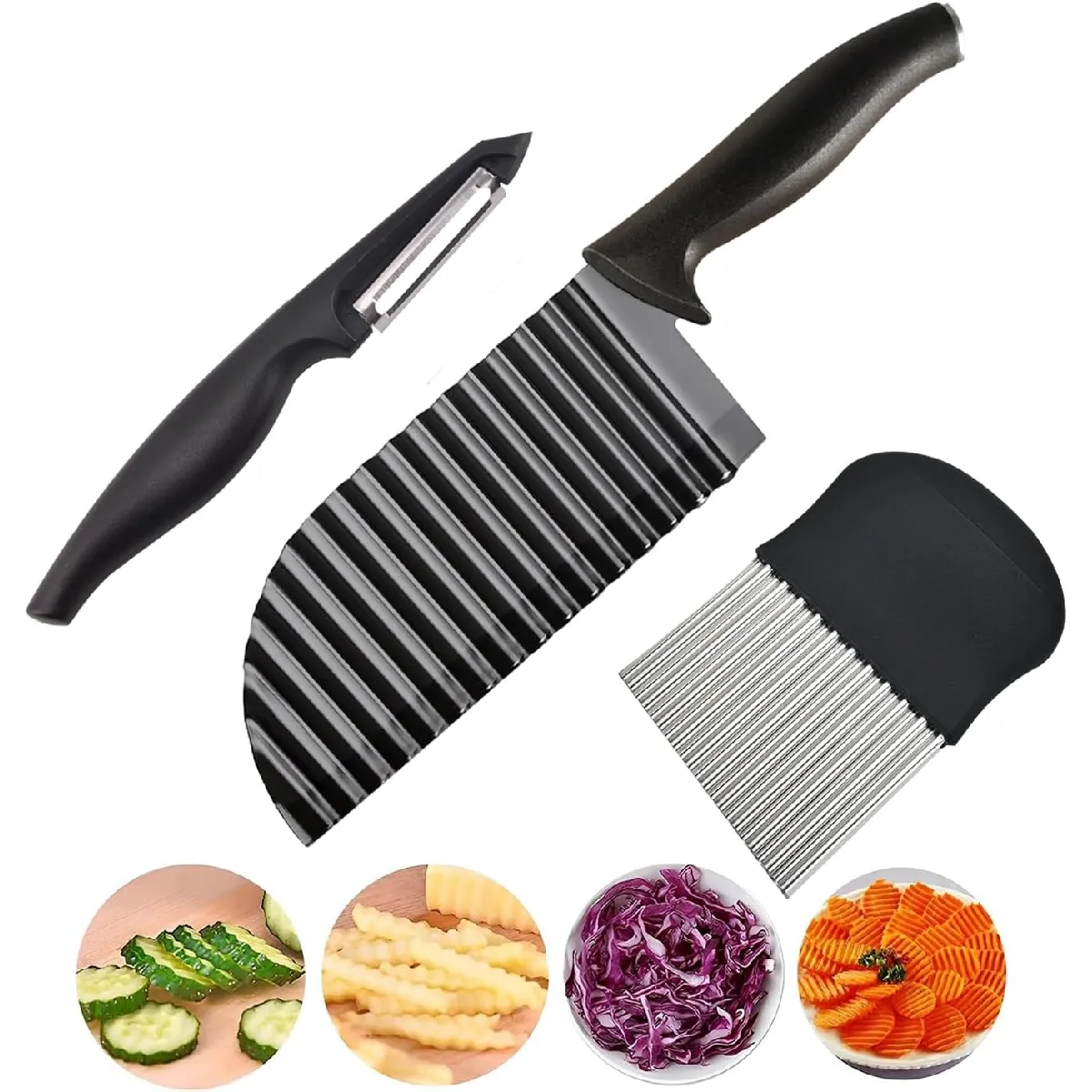 Coupe-légumes Ondulé Inox