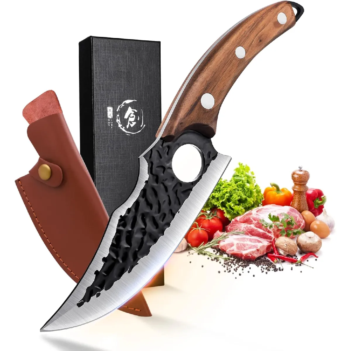 Couteau Cuisine Japonais Avec Boîte-cadeau