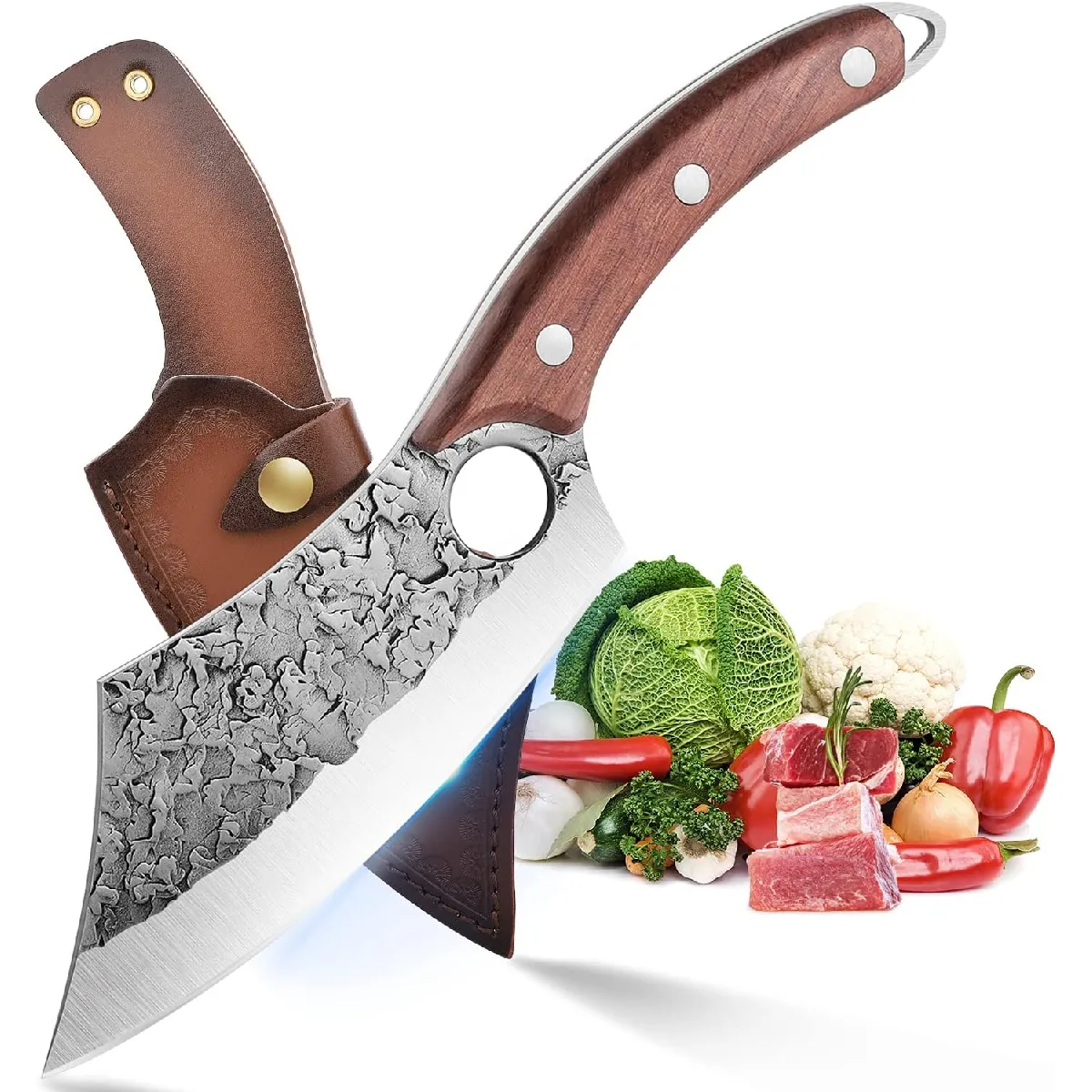 Couteau De Chef Professionnel Acier Carboné