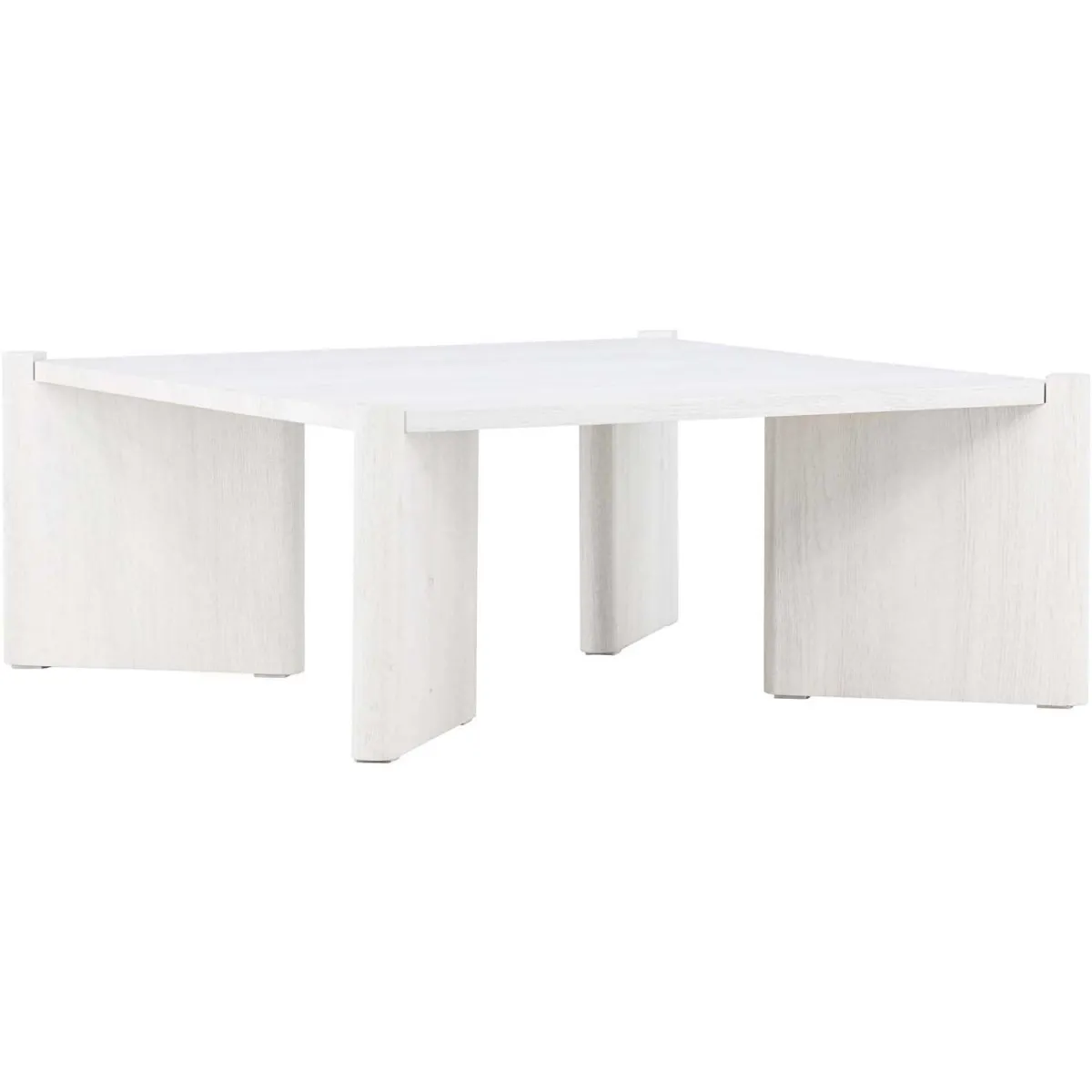 Table basse carré Rogaland - Bois blanchi