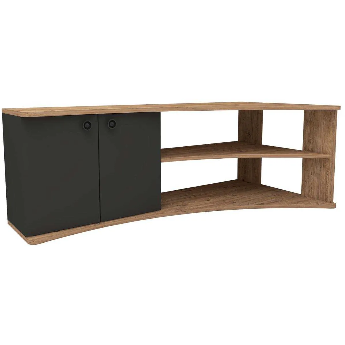 Meuble tv avec 2 portes termera