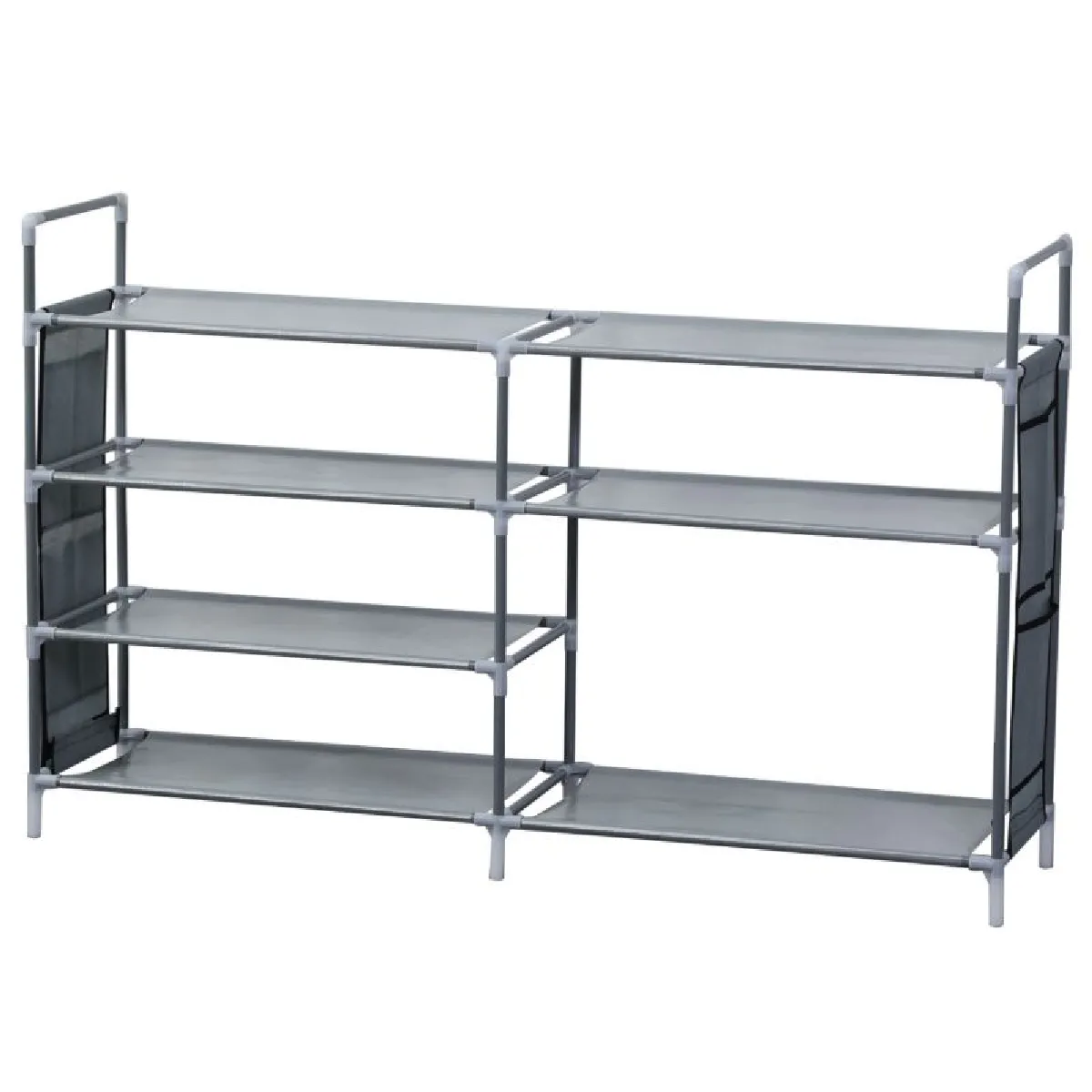 Etagère À Chaussure À 7 Niveaux Gris Herzberg Hg03596-gry